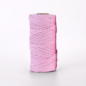 Corde Macramé 3 Mm Rose 100m