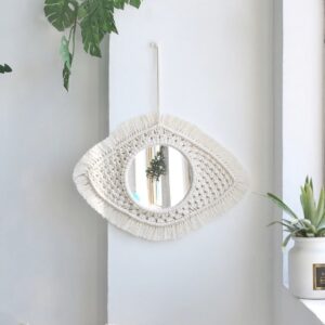 Déco Miroir Mural Macramé