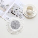 Dessous De Verre Bohème En Macramé