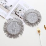 accessoire de table en macramé bohème