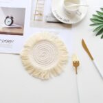 coaster bohème en macramé fait main