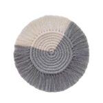 dessous de verre bicolore en macramé