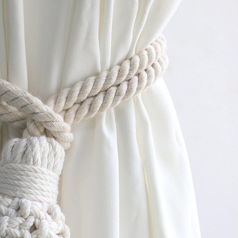Embrasse Rideau Bohème Macramé