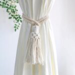 accessoire de rideau macramé bohème
