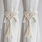 embrasse rideau coton macramé
