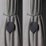 Embrasse Rideau Plume Macramé355