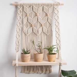 Étagère Macramé Perles