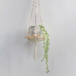 étagère murale en macramé suspendue