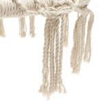 fauteuil en macramé suspendu
