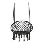 fauteuil suspendu en macramé