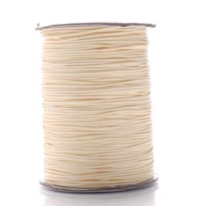 Fil Ciré Linhasita Beige 2mm Pour 20m35