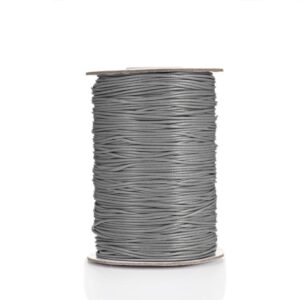 Fil Ciré Linhasita Gris 2mm Pour 20m40