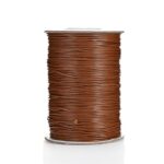Fil Ciré Linhasita Marron 2mm Pour 20m80