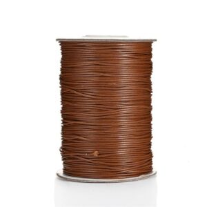 Fil Ciré Linhasita Marron 2mm Pour 20m80