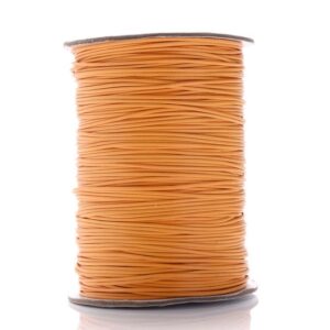 Fil Ciré Linhasita Orange 2mm Pour 20m60