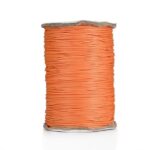 Fil Ciré Linhasita Orange 2mm Pour 20m61
