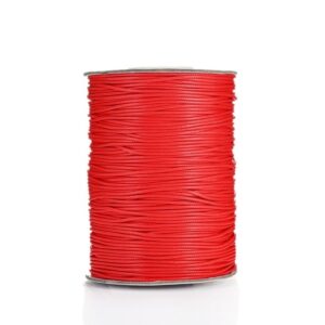 Fil Ciré Linhasita Rouge 2mm Pour 20m64