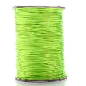 Fil Ciré Linhasita Vert 2mm Pour 20m53