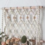 accessoire décoratif mural macramé