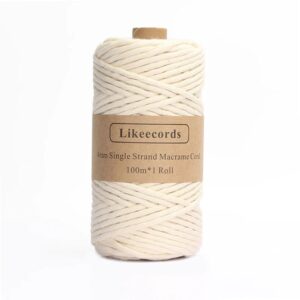 Fil Macramé Coton 4 Mm 100m25