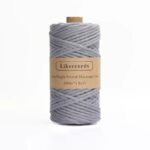 Fil Macramé 4 Mm Gris 100m