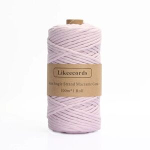 Fil Macramé 4 Mm Lila 100m