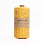 Fil Macramé 4 Mm Moutarde 100m