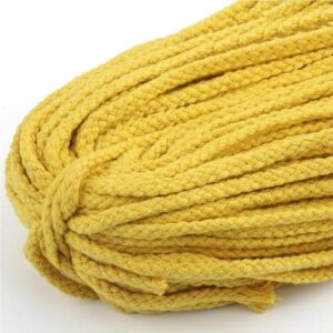 Fil Macramé Jaune 5mm 30m