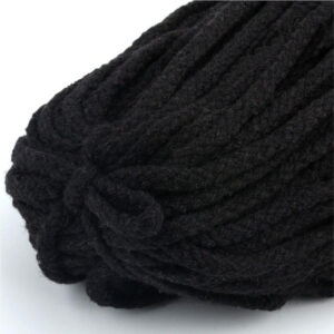 Fil Macramé Noir 5mm 30m