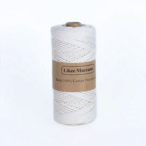 Fil Macramé 2 Mm Blanc 150m