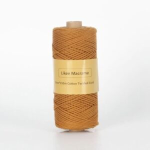 Fil Macramé 2 Mm Moutarde 150m
