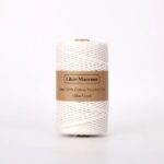 Fil Macramé 3 Mm Blanc 100m