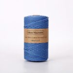 Fil Macramé 3 Mm Bleu 100m