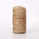 Fil Macramé 3 Mm Marron Clair 100m