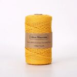 Fil Macramé 3 Mm Moutarde 100m