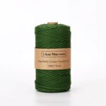 Fil Macramé 3 Mm Vert 100m215
