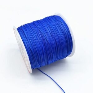 Fil En Nylon Tressé Bleu 08 Mm Pour 100m162