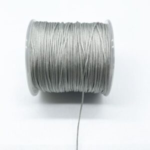 Fil En Nylon Tressé Gris 08 Mm Pour 100m203