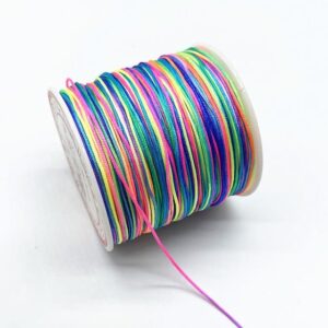 Fil En Nylon Tressé Multicolore 08 Mm Pour 100m