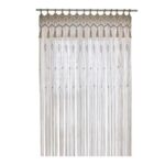 rideau en macramé décoratif
