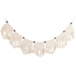 guirlande en macramé avec perles