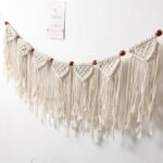 guirlande en macramé tressée