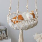 lit pour chat en macramé