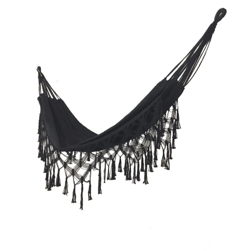 Hamac Macramé Noir