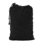 hamac noir en macramé
