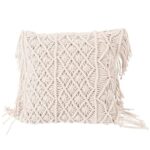 Coussin Bohème Ethnique En Macramé
