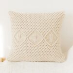 Coussin Coton Macramé