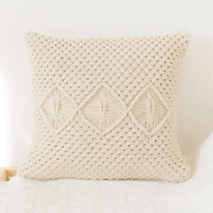 Coussin Coton Macramé
