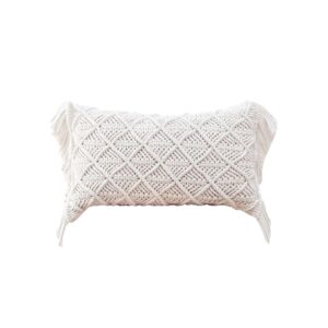 Housse De Coussin Rectangulaire Bohème En Macramé