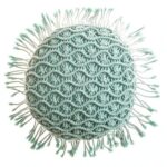 Coussin Macramé Rond24